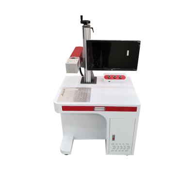 China Laser Marking Small Portable Mini 3D Galvanometer Fiber Laser Marking Machine High Precision for sale