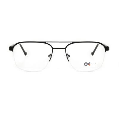 China 2021 Fashionable High Quality Metal Eyeglasses Women Men Glasses Frames Optical Glasses for sale