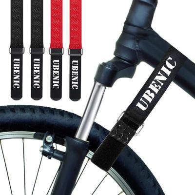 China Durable Adjustable Bike Strap And Loop Bandage Hook Wheel Stabilizer Ties For Bicycle for sale