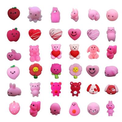 China Hot Selling Cute Set Of Mini Love Squeeze Valentine Squeeze Easter Happy Egg Pink Squeeze Children'S Toys Set for sale