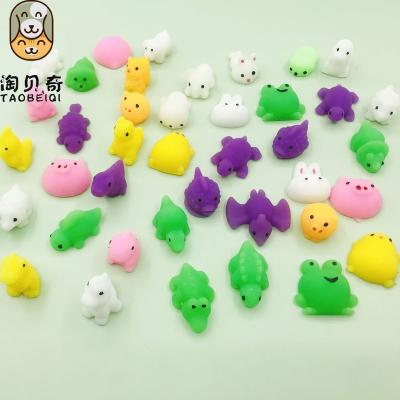 China Cheap Squeeze One Inch Toys Small Egg Toys Small Decompression Capsule Dinosaur Animal Set Decompression Squeeze Toys For Kids Toy for sale