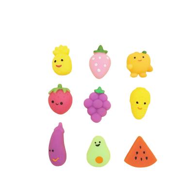 China Toy Tpr Banana Strawberry Squeeze Hot Sensory Fruit Squeeze Anti Squeeze Decompression Ball Effort Ball Toy For Kids for sale