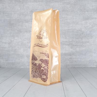 China Soft Packaging Factory Direct Selling Eight Side Sealing Mylar 250G Holographic Coffee Bag Stand Up Different Laminated Printed Coffee Bags for sale