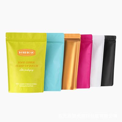 China Custom Printed OEM Mylar Mylar Food Packaging Zipper Pouch Paper Packaging Bag Holder High Quality Moisture Proof Compostable Plastic Bag Stand Up Bags for sale