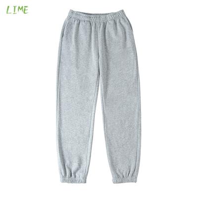 China Anti-pilling 350Gsm Outdoor Sports Streetwear Plus Size Loose Custom Made Men Gray French Terry Sweatpants Sports Joggers Jogger Pants for sale