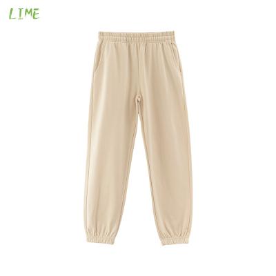 China OEM Sports Casual Pants Mens Anti-pilling Loose Joggers 82% Cotton 350 Gsm Sweatpants Custom Pants Streetwear Thick Sweatpants for sale