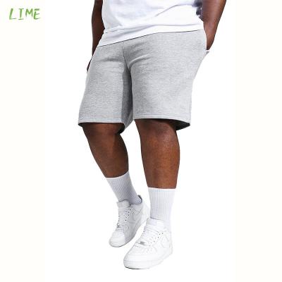 China Plus Size Factory OEM Streetwear White 50% Cotton 50% Polyester Breathable Regular Tank Top Shorts Custom Sweated Mens Jogger Shorts for sale