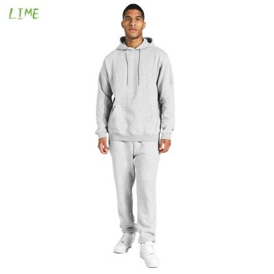 China Viable Costom Logo Sweatpants Sportswear Plain Long Sleeve Mens Sweat Suits Sets Jogger Tracksuit Hoodie Set Men for sale