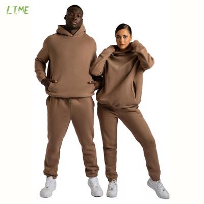 China Custom Viable 2022 Logo Cotton Vintage Oversized Elasticated Tracksuits Sweatsuits unisex sets tracksuit men sets men sweat suits for sale