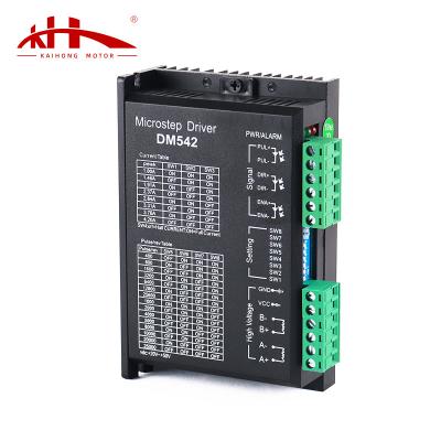 China Hot Selling Kaihong 24C-50VDC 4.2A Digital DM542 Stepper Motor Driver For NEMA 57 Two Phase Microstep Driver 86 Stepper Motor Controller for sale