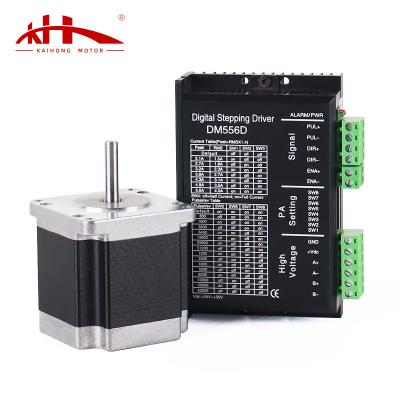 China Kaihong Supply 12v Waterproof Hybrid Controller Stepper Motor Driver for 3d Printers NEMA 17 1.8 Degree 24 Hightorque Power KH60HS112 for sale