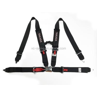 China Customizable TAKADA SFI 16.1 Approved UTV Latch Link 3 Inch 4 Point Go Kart Customizable Seat Belt for sale