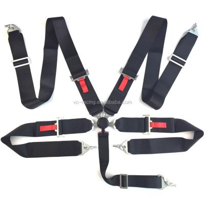 China Full Body Seat Belt Universal Accessories Cars Parts Customized 5 Point Racing Harness Seat Belt for sale