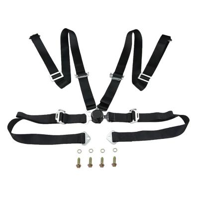 China 4 Point Inches Adjustable Full Body Gear ATV UTV 2 4 Point Seat Buckle Removable Packing Double Belt Safety Harness For Car for sale