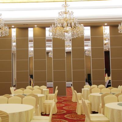 China Star hotel acoustic folding sliding partition wall banquet hall  soundpfoof movable partition wall for sale