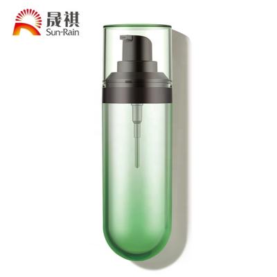 China Empty 100/120ml PET Cosmetic Toner Lotion Bottles , 2oz 4oz Round Bottom Lotion Pump Dispenser Bottle for sale