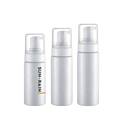 China 100ml 120ml 150ml Cosmetic Plastic 43mm Press Serum Foam Lotion Pump Bottle for sale