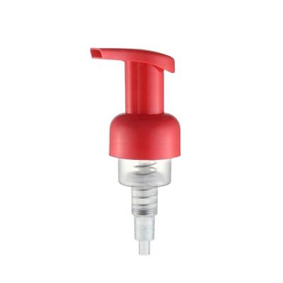 China Non Spill Wholesale Red Plastic 40mm Smooth Foam Pump Hand Wash Foam Pump for sale