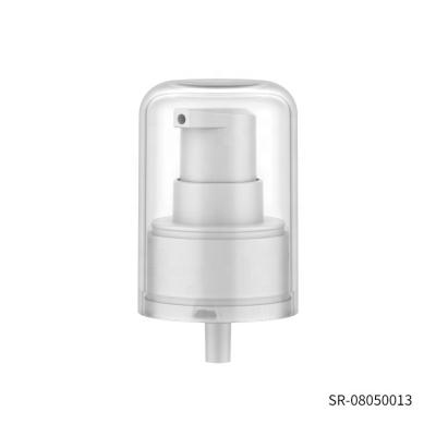 China Spill No 24/410 20/410 Best Quality Clear Plastic Treatment Cream Pump For Cosmetics, Serums, Essential Oils for sale