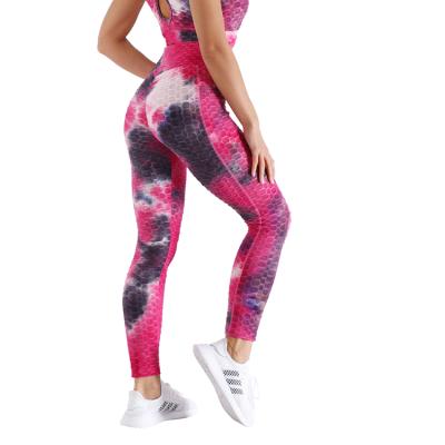 China Breathable Sportswear High Waist Gym Pants Women Yoga Wear Crac! crack! end gaiters with pocket for sale