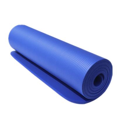 China Pilate Factory Supplies Exercise Gym Mat Eco Friendly 10Mm Custom Print Non Slip NBR Yoga Mats for sale