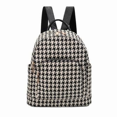 China Other wholesale stylish luxury canvas backpacks for women's backpacks new custom made universal zipper women's backpacks for sale