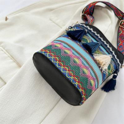 China Fashion Bohemian Style National Cotton Hippie Cross - Body Bag Hobo Handmade Sling Bag Messenger Shoulder Bags for sale