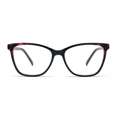 China For Men's Acetate Optical Frames Glass Eyewear Optical Frames Handcrafted Unique Square Oversized Eye Glasses Fashion OEM Custom Made For Cat Eye for sale