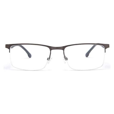 China For glasses 2020 hot sale half frame eyebrow eyebrow eyewear metal glasses club master for sale