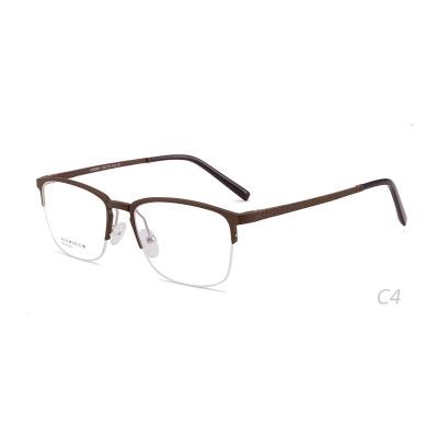 China For glasses 2021 eyewear new business metal glass optical frame models eyewear aluminum for sale