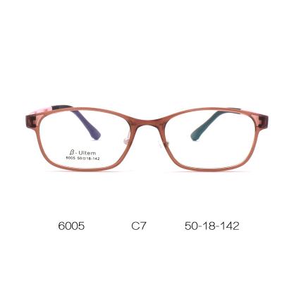 China Corrected vision 2021 popular brand cheap optical glass ultem 6006 frame custom made for sale