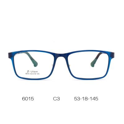 China For Reading Glasses 2021 Popular Brand Cheap Optical Glass Ultem 6015 Frame Custom Made for sale