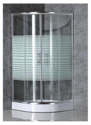 China simple shower enclosure with strip glass for sale