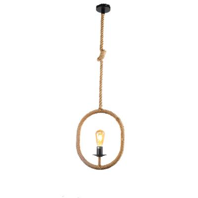 China Farmhouse Globe Adjustable Metal Cottage/Industrial LED Rope Chandelier, Rustic Transitional For Kitchen Living Room Black/Brown 3L Model for sale