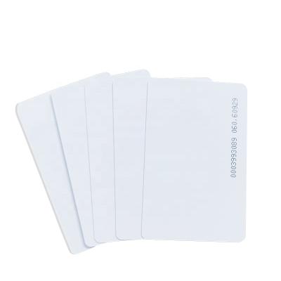 China Waterproof / Waterproof 18digits ID Number Squirt Printing 125KHz White Card TK4100 Card for sale