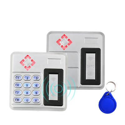 China EM4100 125Khz ID Metal Card Readers Plastic Keypad Wiegand Access Control Card Reader for sale