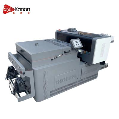 China High Speed ​​Popular A2 45cm PET Film T-shirt DTF Printer Non-pure Cotton Cloth Fabric T-shirt Printing Machine I3200 XP600 for sale