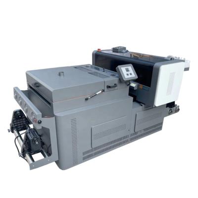 China 45cm 2 head non-pure fabric cotton fabric cotton Dtf printer a2 printing machine dtf fluorescent printer with xp600 i3200 4720 print head for sale