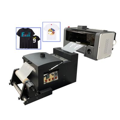 China Custom Signkanon 30cm dual head xp600 custom heat transfer powder shaking machine dtg a3 printer for sale