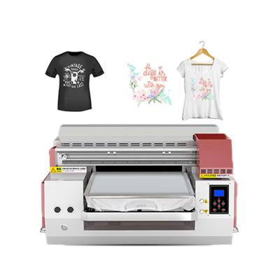 China Custom Signkanon A3 Custom Size Two Heads High Accuracy Straight To Multicolor T-shirt Garment DTG Printer for sale