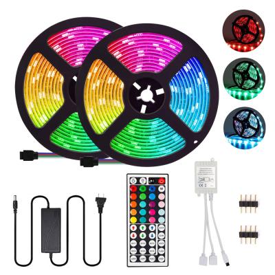 China LANDSCAPE 2021 hot sales flexible 5M 10m 5050 smd rgb led strip ws2801 decorative fixture christmas lights for sale