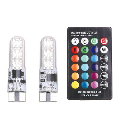 China Light Strobe RGB 3014/3528/5050/5730 smd led lighting system light automotive led remote controller T10 w5w 5050 smd led car lighting for sale