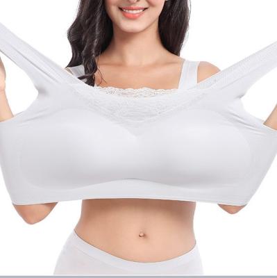 China Anti-UV Women Plus-size Shape U Bra Women Full Figure Lift Magic Underwear Plus Size Seamless Wireless Back Narrow Bra for sale