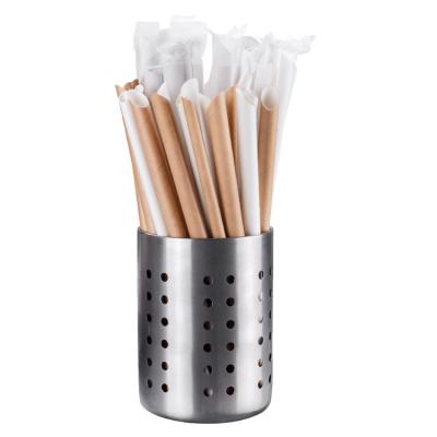 China Custom Eco-Friendly Disposable Wrapping Paper Straw Biodegradable Bubble Tea Paper Straw Individually Wrapped Paper Drinking Straws for sale