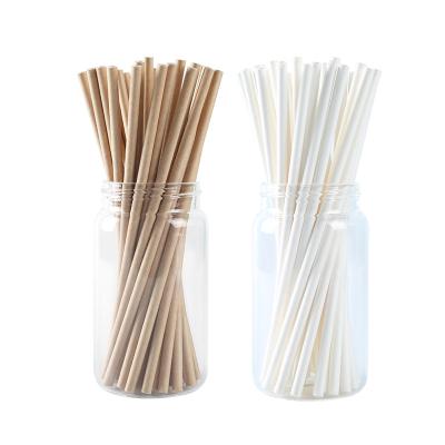 China Contemporary Factory Customized Disposable Eco Friendly Biodegradable Brown Bubble Tea Kraft Paper Straws for sale