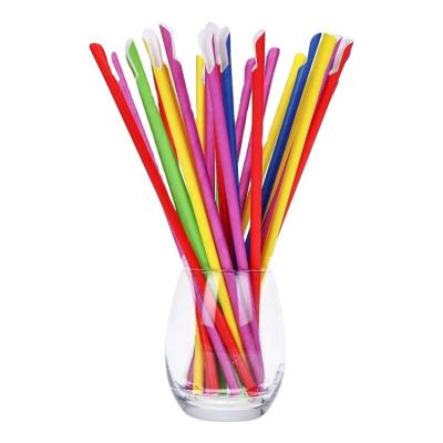 China Custom Eco Disposable Straw Biodegradable Drinking Paper Disposable Drinking Straw for sale