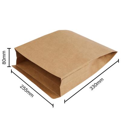 China Business& Wholesale Customized Logo Size Waterproof Kraft Paper Card Bag Purchasing Paper Single Sealed for sale