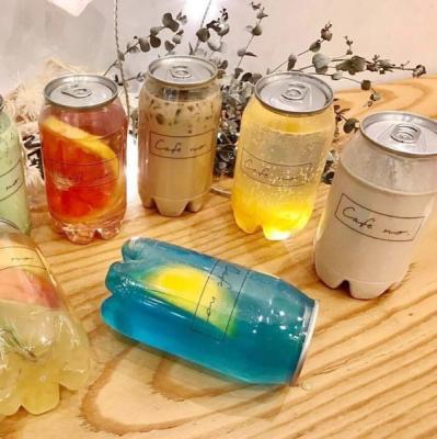 China Plastic de Drankflessen van het Bpa kunnen de Vrije 330ml Huisdier voor Boba-Theewijn Vriendschappelijke Eco Te koop