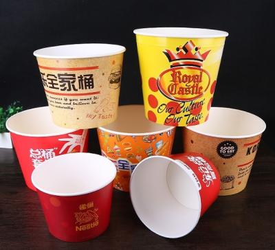 China 150oz beschikbare het Document van Voedselcontainers Popcornemmers voor Restaurants Te koop