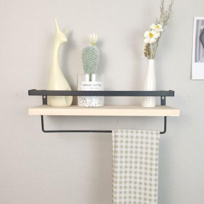 China Modern Fashion Wall Mounted Storage Shelves Wall Wood Shelf Consolidation Storage Decoration Interior Wall Decoration for sale